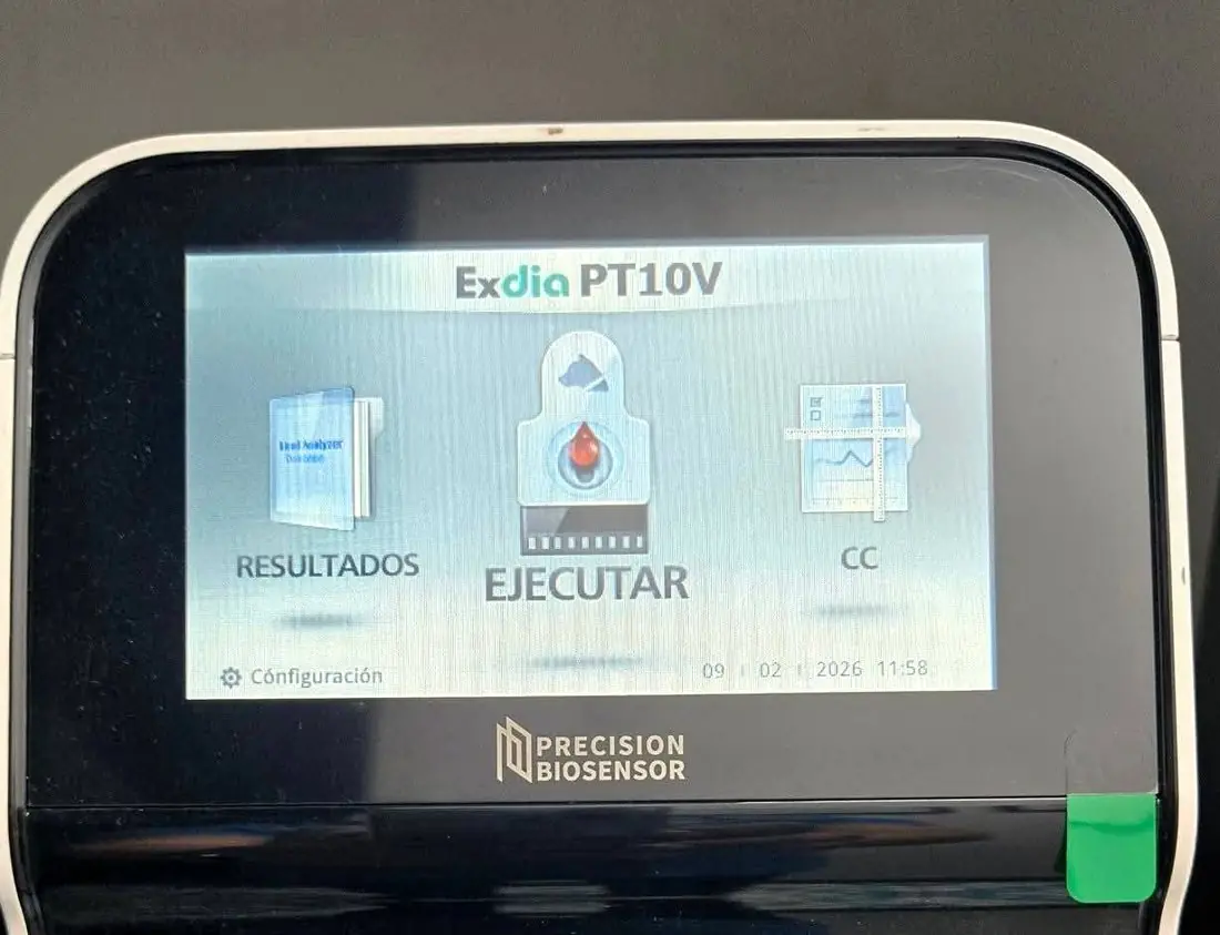 Analizador de química sanguínea de la clínica